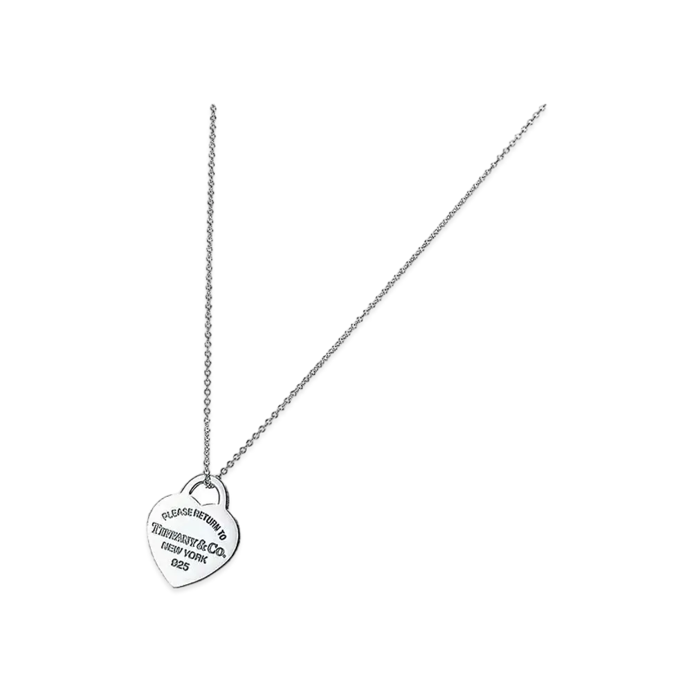 Tiffany & Co. Return to Tiffany Heart Tag Necklace "Silver"