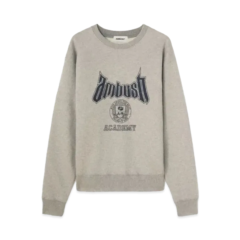 AMBUSH Academy Crewneck "Grey"