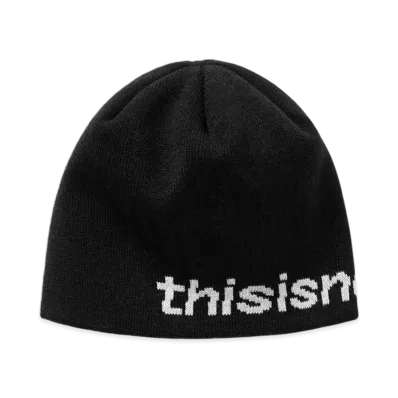 thisisneverthat SP-Logo No Cuff Beanie "Black"