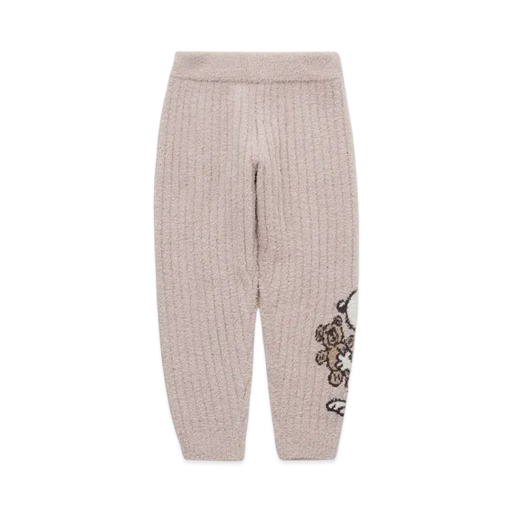 GELATO PIQUE x PEANUTS Kids Snoopy x Bear Jacquard Long Pants "Pink"