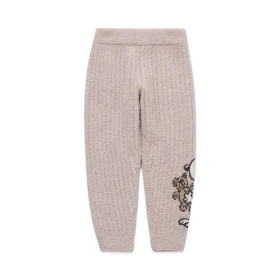 GELATO PIQUE x PEANUTS Kids Snoopy x Bear Jacquard Long Pants "Pink"