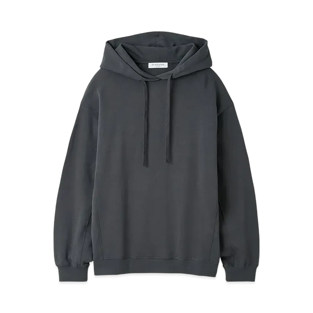 GELATO PIQUE Homme Logo Fleece Hoodie "Charcoal Gray"