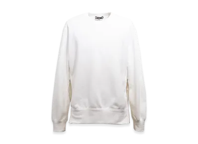 COMME des GARCONS CDG Classic Crew Neck Sweatshirt With Zip "White"