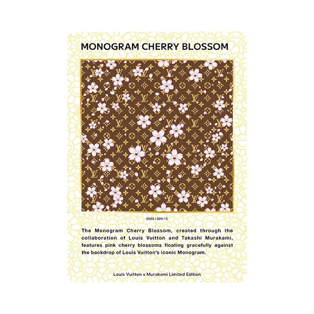 Monogram Cherry Blossom C [2003 / 020](Louis Vuitton x Takashi Murakami Trading Cards)