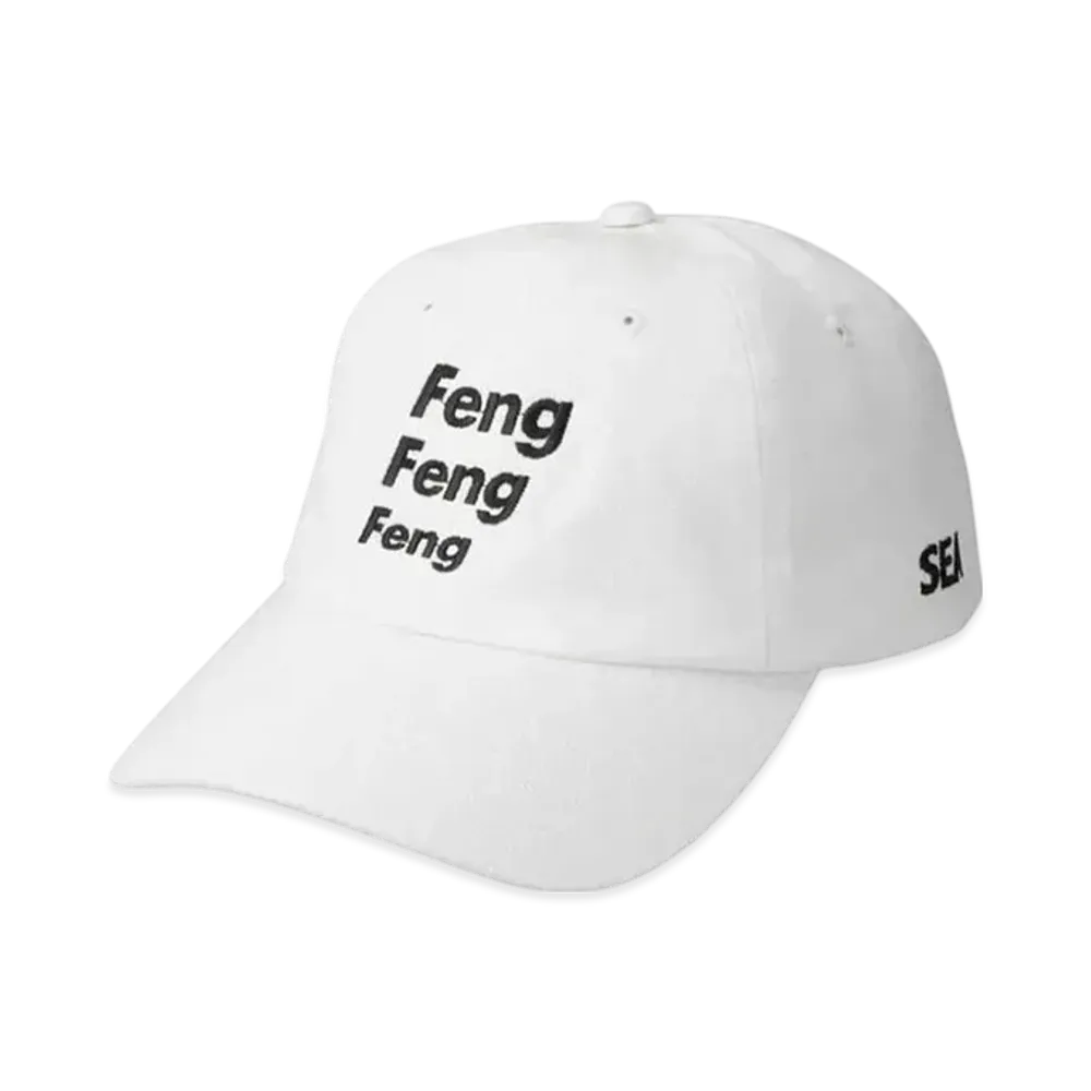 WIND AND SEA F-H-H Feng Feng Dad Cap "White"