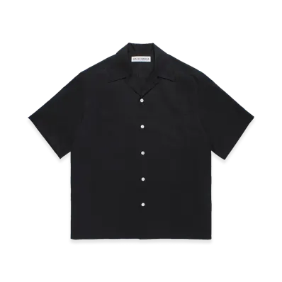 WACKO MARIA x Bez Tekstil Open Collar Shirt "Black"
