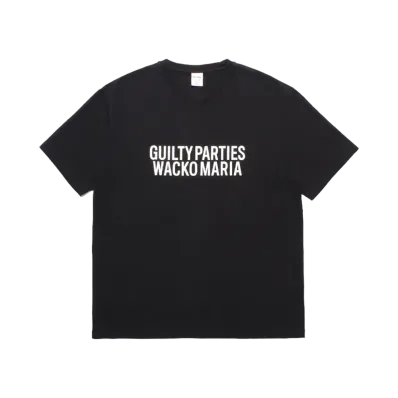 WACKO MARIA Washed Heavy Weight T-Shirt "Black"