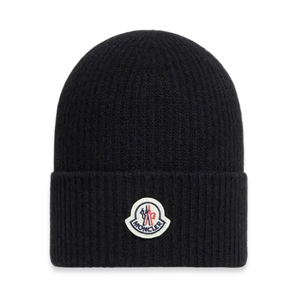 MONCLER Wool & Cashmere Beanie "Black"