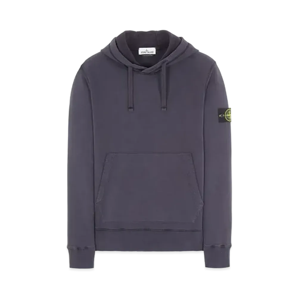 Stone Island 64120 BRUSHED COTTON FLEECE "Ink Blue"