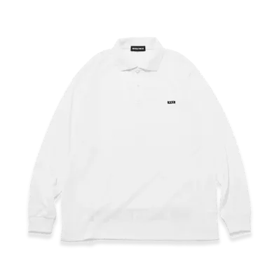 GOD SELECTION XXX Long Sleeve Polo Shirt GX-S26-CS-04 "White"