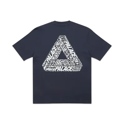 PALACE Tri-Text T-Shirt "Navy"