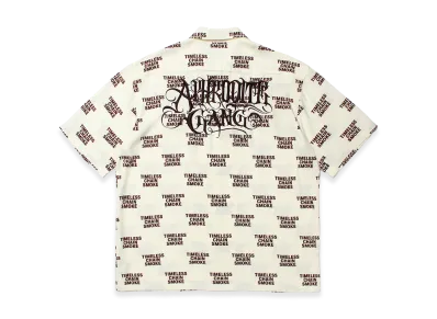 APHRODITEGANG Classic Logo TCS Pattern S/S Shirt "Kinari/Brown"