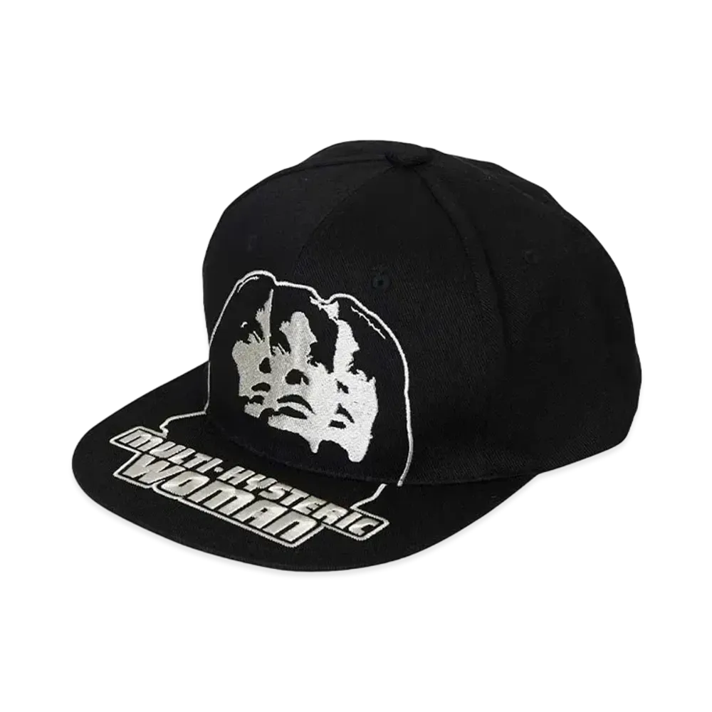 HYSTERIC GLAMOUR Multi Hysteric Woman Embroidery Cap "Black"