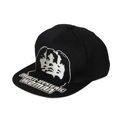 HYSTERIC GLAMOUR Multi Hysteric Woman Embroidery Cap "Black"