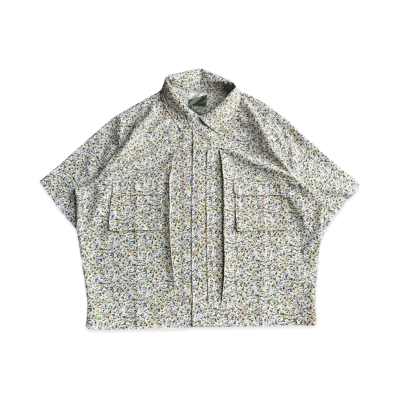 BALLSY.BROTHERS Florral&Leopard Retro Shirt "Off flower"