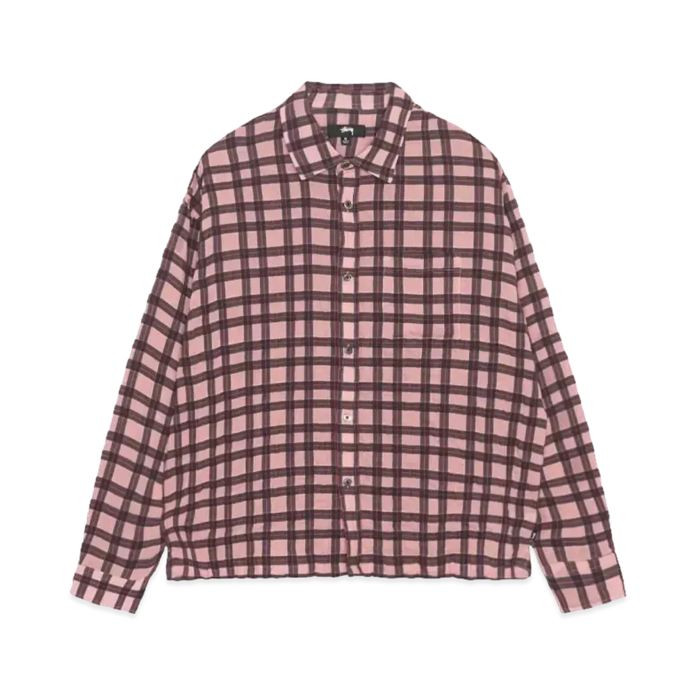 Stussy Sonoma Plaid Shirt "Pink"