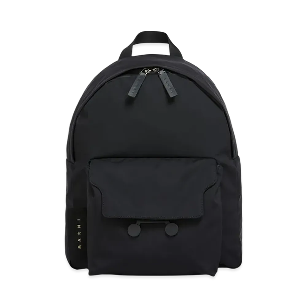 MARNI Nylon Cityscape Backpack "Black"