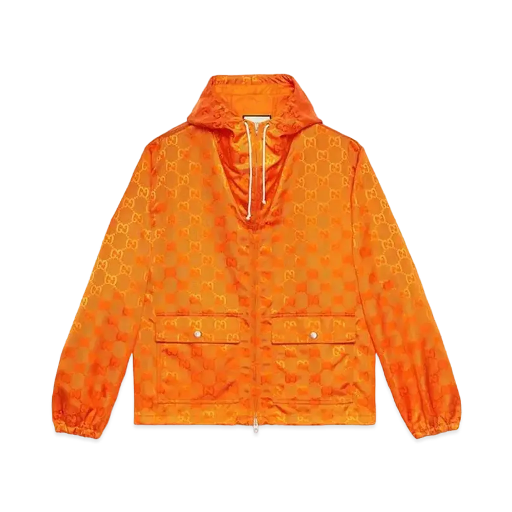 GUCCI Gucci Off The Grid Hooded Jacket "Orange"