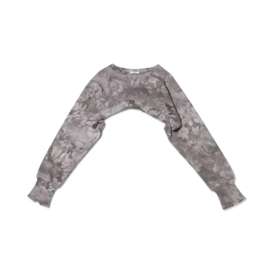 atmos pink Tie Dye Short Round Tops "Gray"