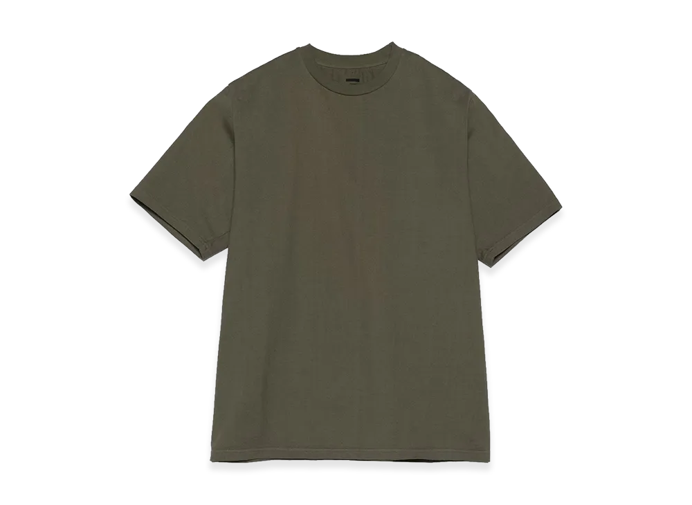 Graphpaper minus Botanical Dyed S/S Tee "Moss Green"
