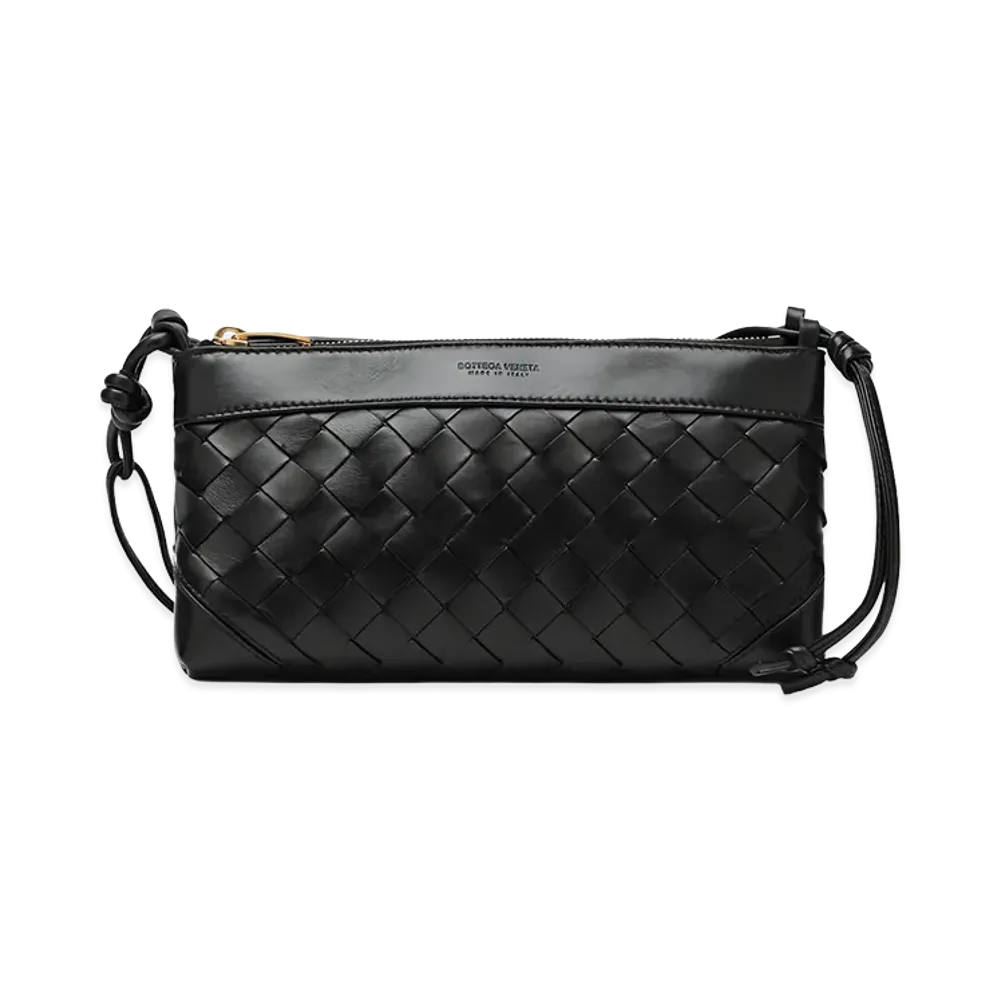 Bottega Veneta Women's Leather Crossbody Bag "Black"