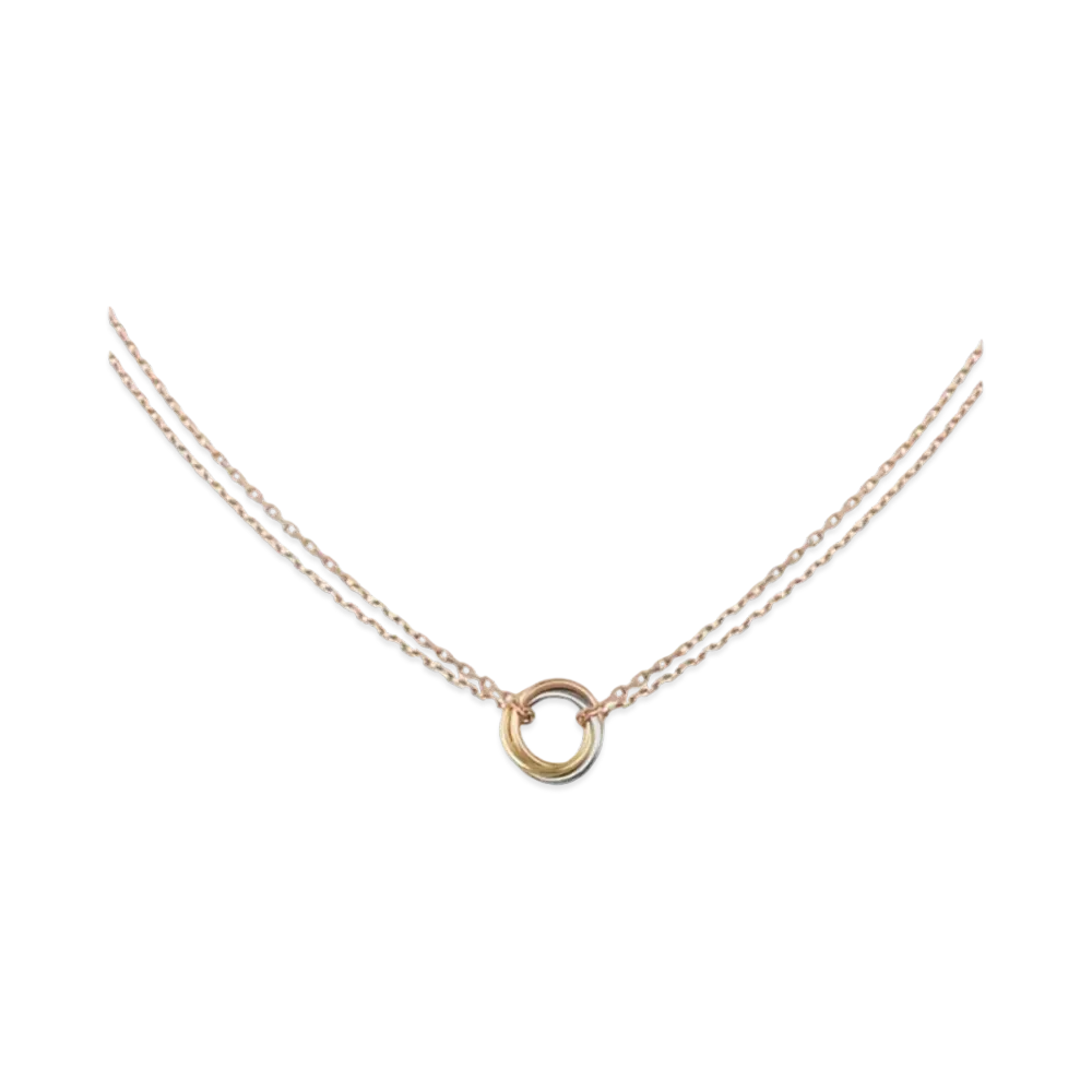 Cartier Trinity Necklace "White Gold / Yellow Gold / Pink Gold"