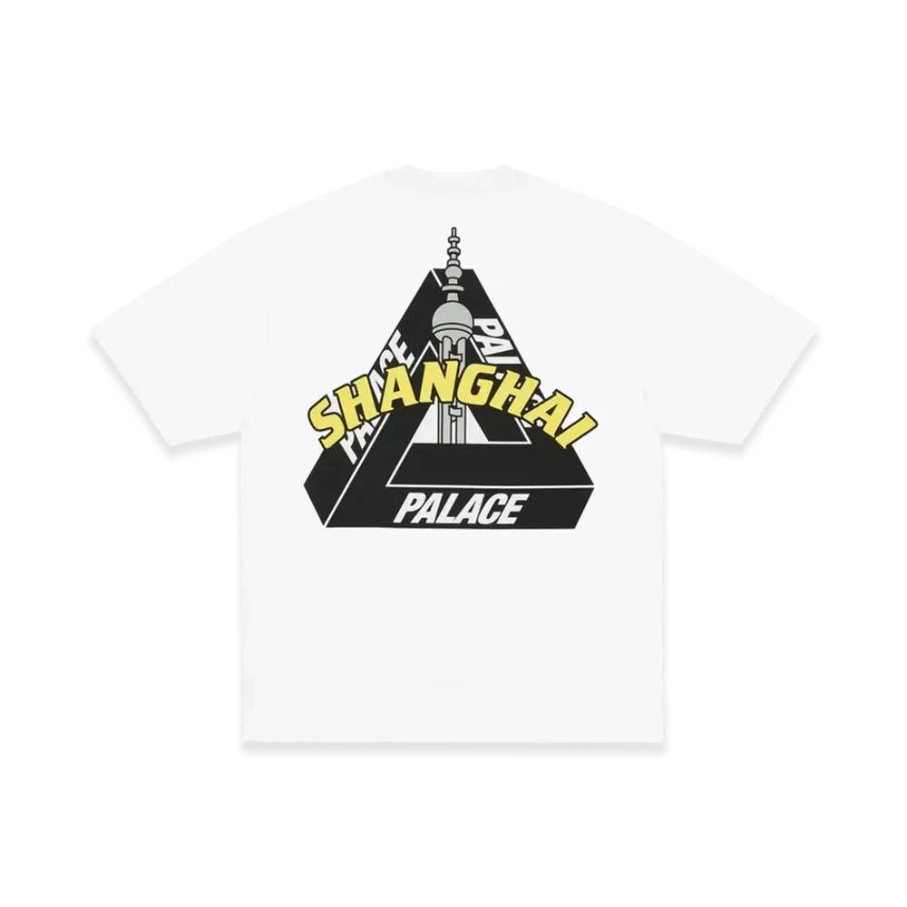 PALACE Shanghai Tri Ferg T Shirt "White"