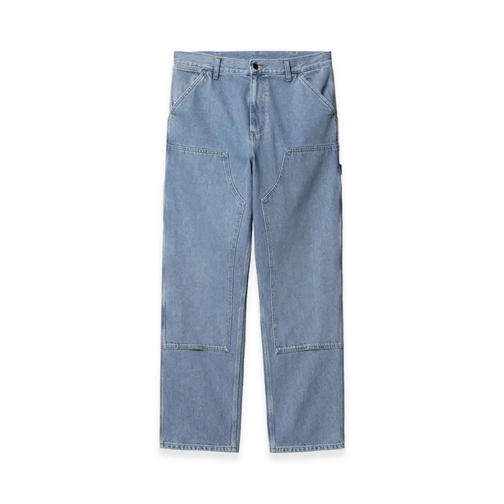 Carhartt WIP Double Knee Pant "Blue(Stone Bleached)"