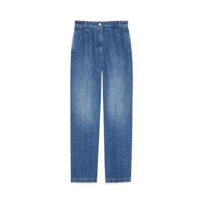 GUCCI Washed Denim Trouser "Blue"