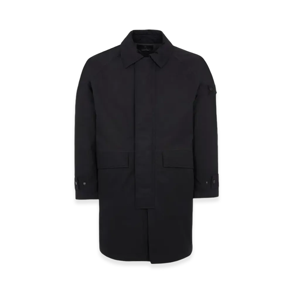 Stone Island 710F1 Ghost Piece O-Ventile with Primaloft Insulation Technology Coat - 23FW "Navy Blue"