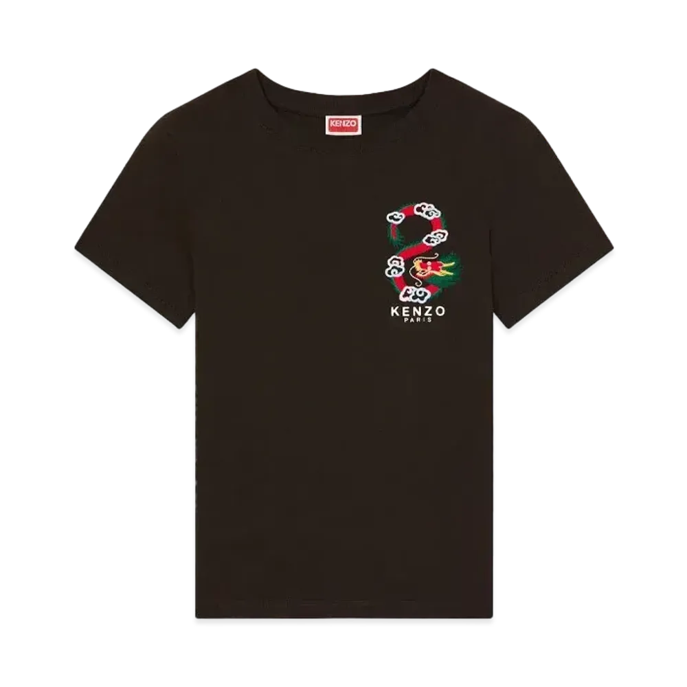 KENZO 'YEAR OF THE DRAGON' Embroidery Classic T-Shirt "Black"