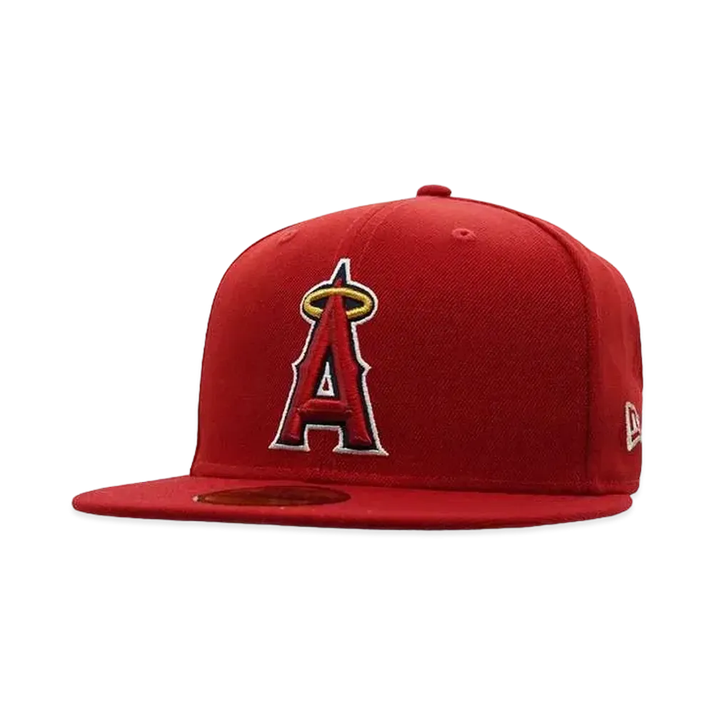 NEW ERA x Shohei Ohtani 59Fifty American League MVP & Home Runs Leaders Los Angeles Angels HR Patch Scarlet / Chrome White "Scarlet"