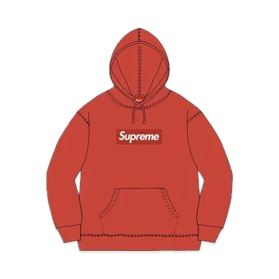 Supreme Box Logo Hooded Sweatshirt "Red" (12FW)