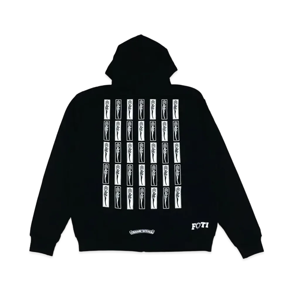 Chrome Hearts Foti Jarvis Block Zip Hoodie "Black"