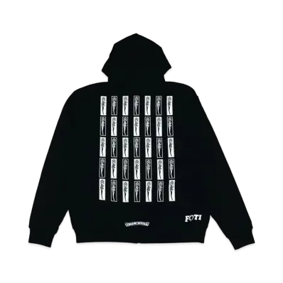 Chrome Hearts Foti Jarvis Block Zip Hoodie "Black"