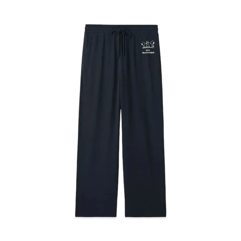 GELATO PIQUE x PEANUTS Homme Olaf One Point Long Pants "Navy"