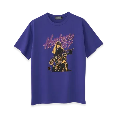 HYSTERIC GLAMOUR Let's Go Crazy T-Shirt "Purple"