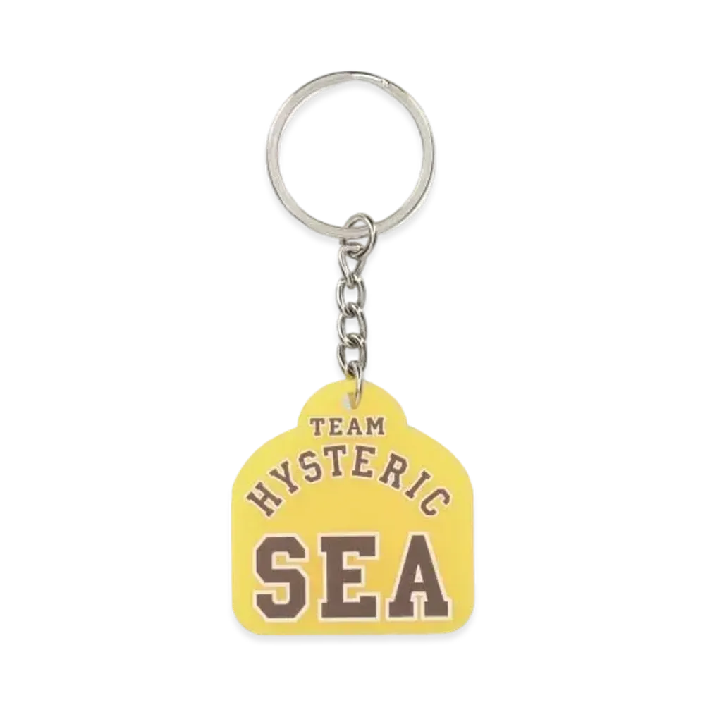 WIND AND SEA x HYSTERIC GLAMOUR Rubber Key Holder "Yellow"