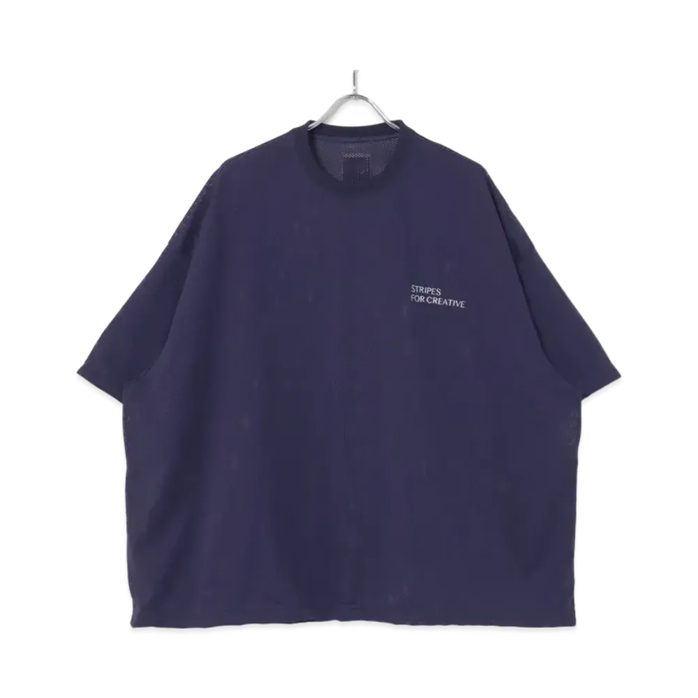 S.F.C / Stripes For Creative x URBS Super Big Ss Mesh Tee "Navy"