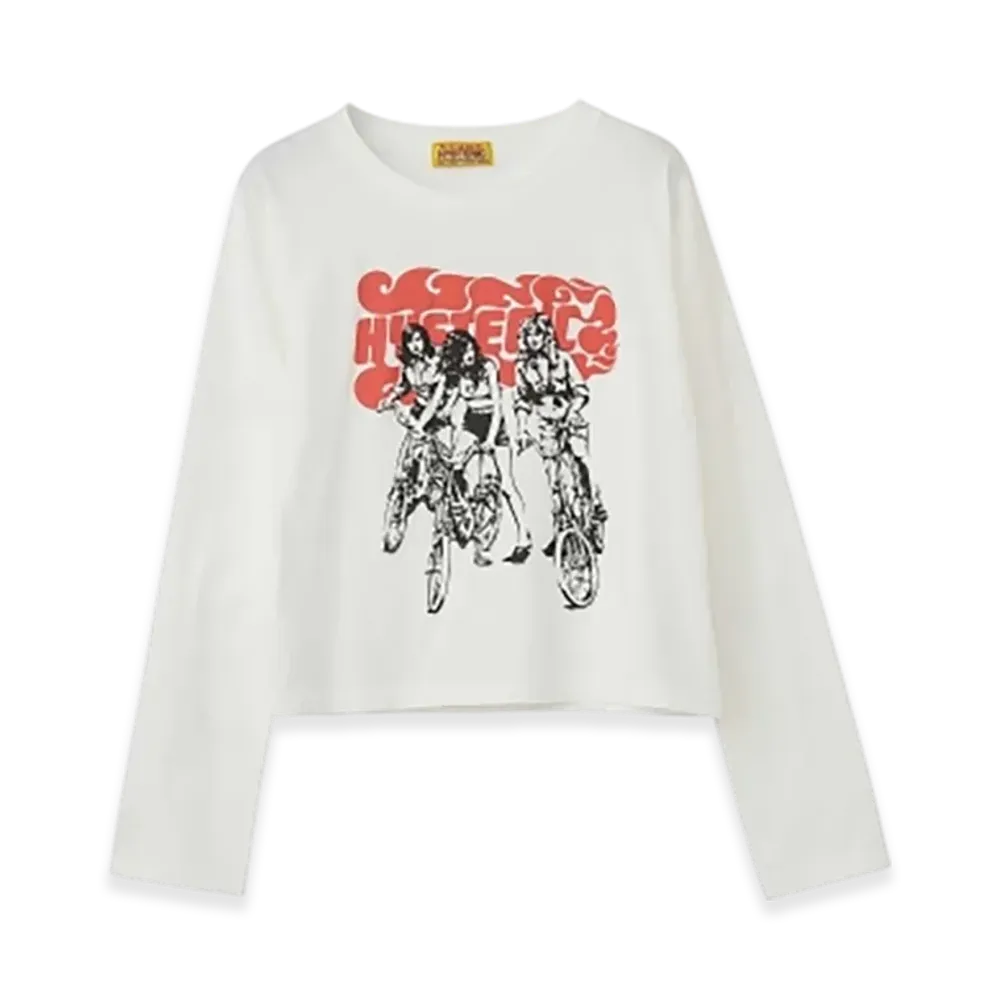HYSTERIC GLAMOUR Hit The Road T-Shirt "White"