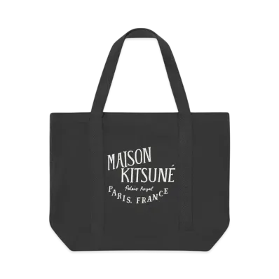 Maison Kitsune Palais Royal Shopping Bag "Black"