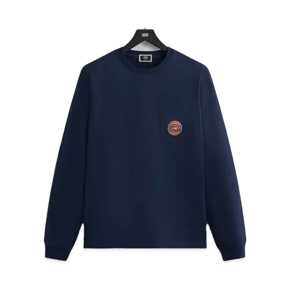 Kith x the New York Knicks NY to the World Ramble L/S Tee "Nocturnal"