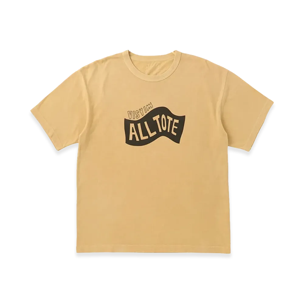 ビズビム ジャンボTシャツ ショートスリーブ DMGD "イエロー"