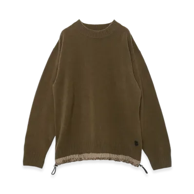 sacai S Wool Knit Pullover "Khaki"