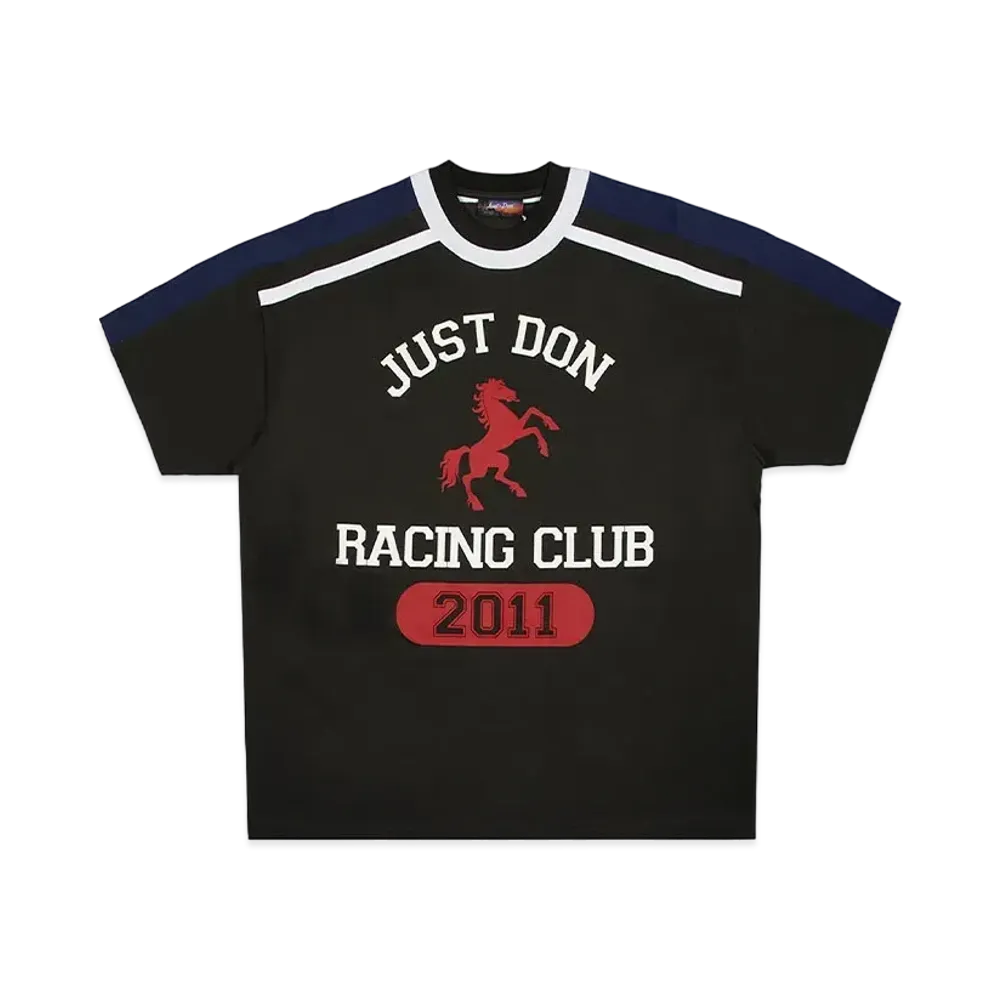 Just Don S/S Track T-shirt "Black"