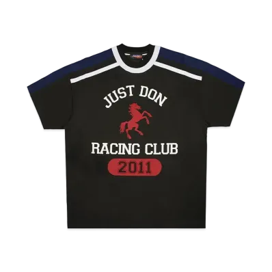 Just Don S/S Track T-shirt "Black"