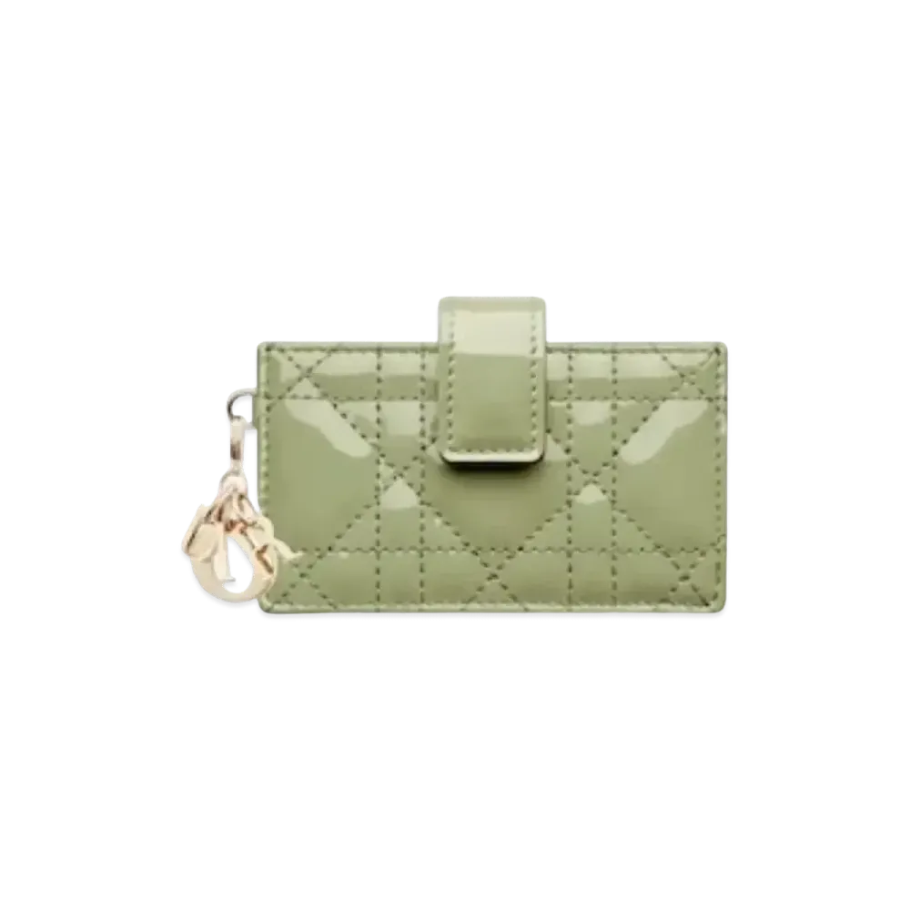 Dior 5-Layer Card Holder "Light Green"
