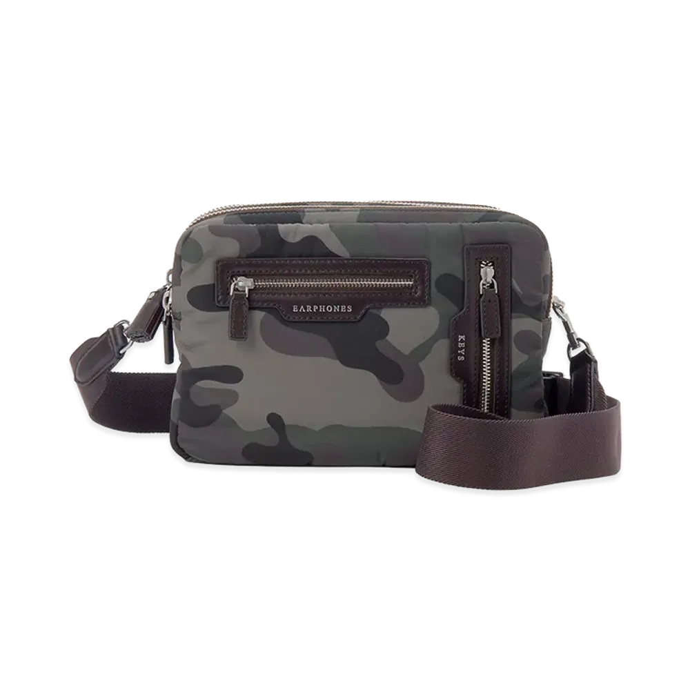 ANYA HINDMARCH Shoulder Bag "Camouflage Grey/Black/Green"