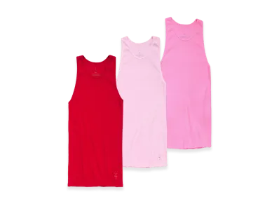 Travis Scott Cactus Jack x Nike Pink Pack Logo Tanks (Set of 3) "Red/Pink"