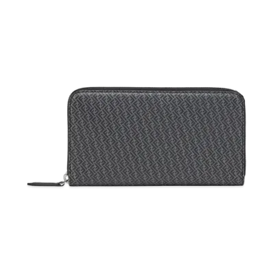 FENDI Zip-Around Wallet Leather Wallet "Black"